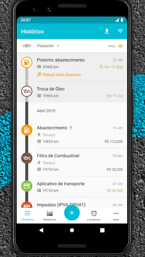 Drivvo - Gestão de veículos screenshot