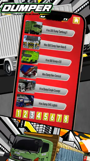 Dumper Truck Mod Bussid screenshot