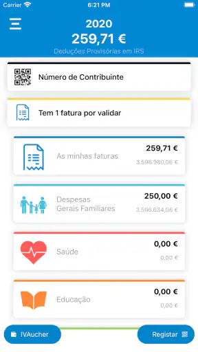 e-fatura screenshot