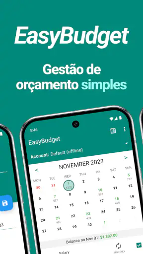 EasyBudget - Orçamento simples screenshot
