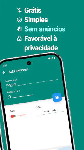 EasyBudget - Orçamento simples screenshot