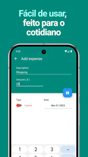 EasyBudget - Orçamento simples screenshot