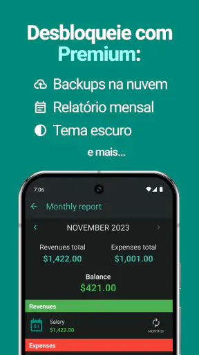 EasyBudget - Orçamento simples screenshot