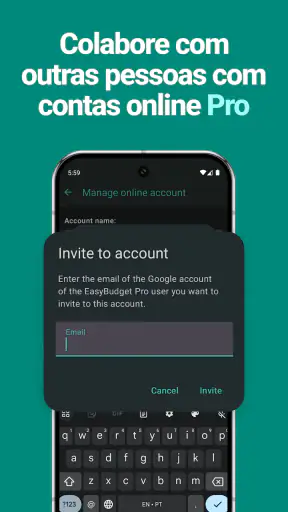EasyBudget - Orçamento simples screenshot