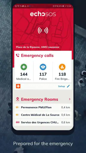 EchoSOS screenshot
