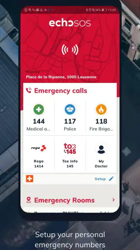 EchoSOS screenshot