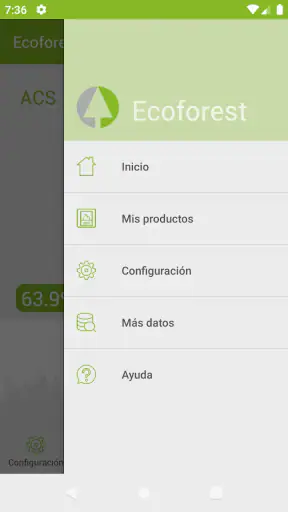 Ecoforest screenshot
