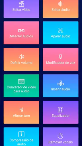 Editor de Áudio, Cortar Música screenshot
