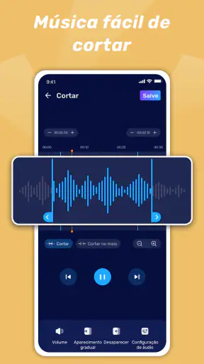Editor de Áudio: editar música screenshot