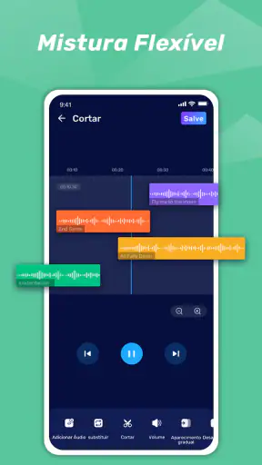 Editor de Áudio: editar música screenshot