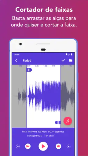 Editor de Música: Cortador MP3 screenshot