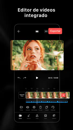 Editor de vídeos LightCut screenshot