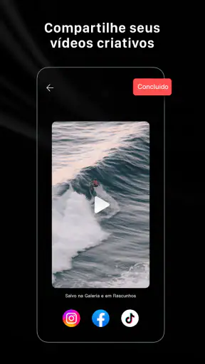 Editor de vídeos LightCut screenshot
