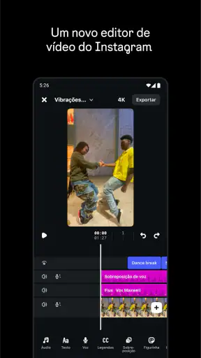 Edits, um app do Instagram screenshot