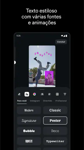 Edits, um app do Instagram screenshot