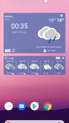 El tiempo de AEMET screenshot