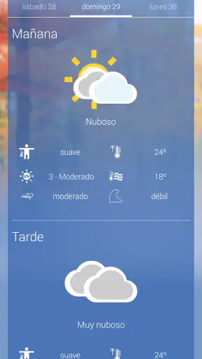 El tiempo de AEMET screenshot
