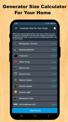 Electricity Calculator PRO screenshot
