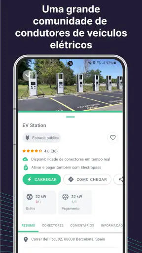 Electromaps: Pontos de recarga screenshot