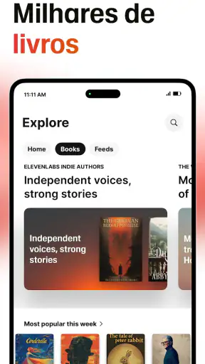 ElevenReader - Texto para voz screenshot