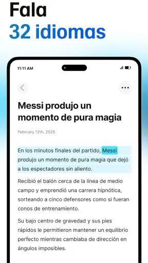 ElevenReader - Texto para voz screenshot