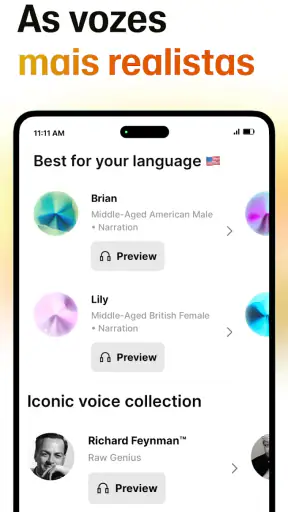 ElevenReader - Texto para voz screenshot