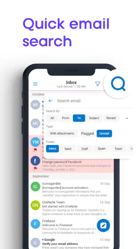 Email for All Mail Accounts screenshot
