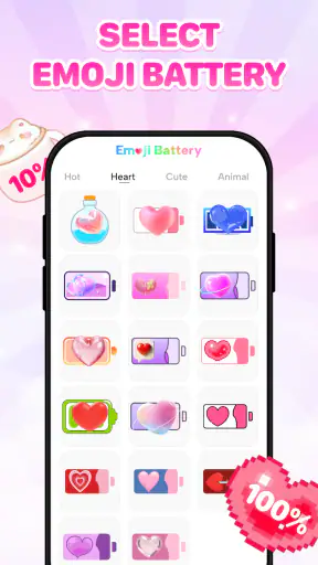 Emoji battery - Icon Battery screenshot