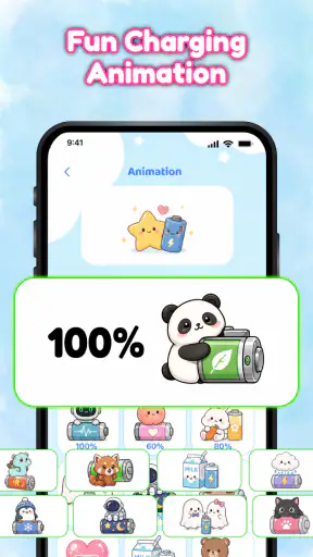 Emoji Battery Icon & Widget screenshot