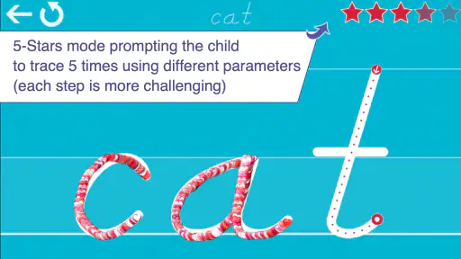 Ensina as crianças a escrever screenshot