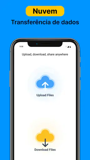 Enviar arquivos de dados screenshot