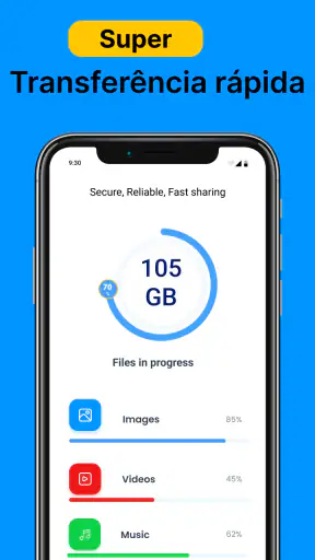 Enviar arquivos de dados screenshot