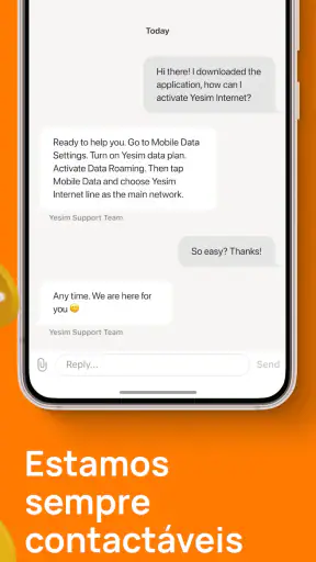 eSIM Mobile Data by YESIM screenshot