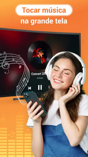 Espelhar celular na TV - XCast screenshot