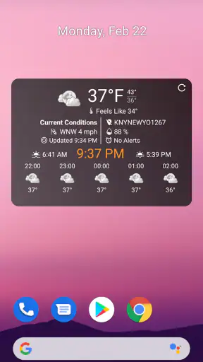 Estação meteorológica screenshot