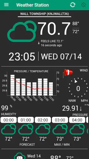 Estação meteorológica screenshot