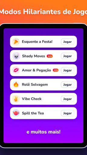 Eu nunca Truth Questão 18+ screenshot