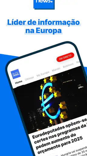 Euronews - Notícias TV vivo screenshot