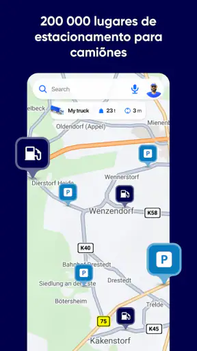 Eurowag Navigation - Truck GPS screenshot
