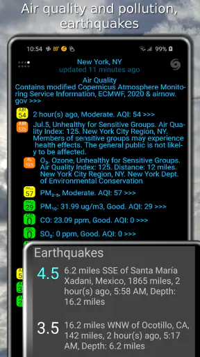 eWeather HDF: clima e alertas screenshot