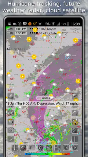 eWeather HDF: clima e alertas screenshot