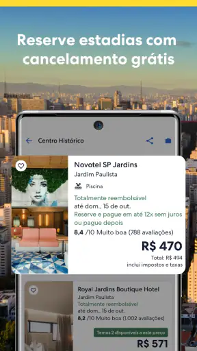 Expedia: viagem, hotel, voo screenshot