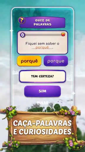 Explorador de Palavras screenshot
