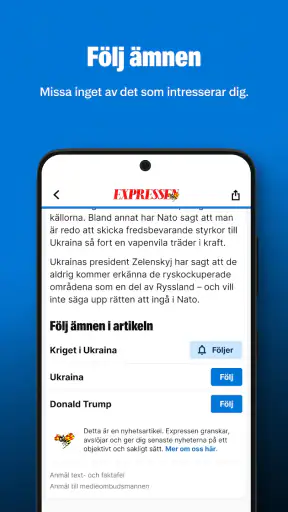 Expressen Nyheter screenshot
