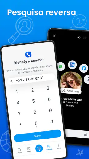 Eyecon Caller ID bloquear spam screenshot