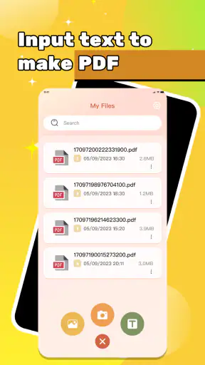 EZ PDF - Imagem, texto e PDF screenshot
