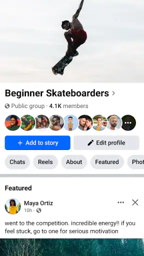Facebook screenshot