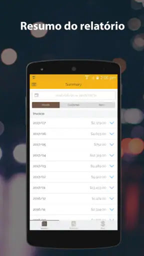 Fatura & Estimativa screenshot