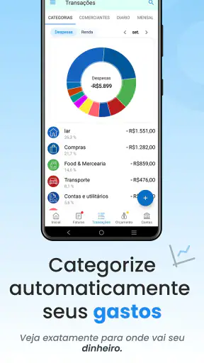 Faturas, Orçamento e despesas screenshot