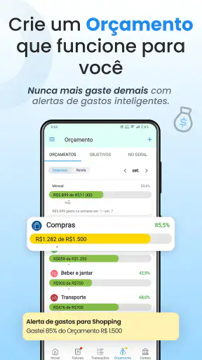 Faturas, Orçamento e despesas screenshot